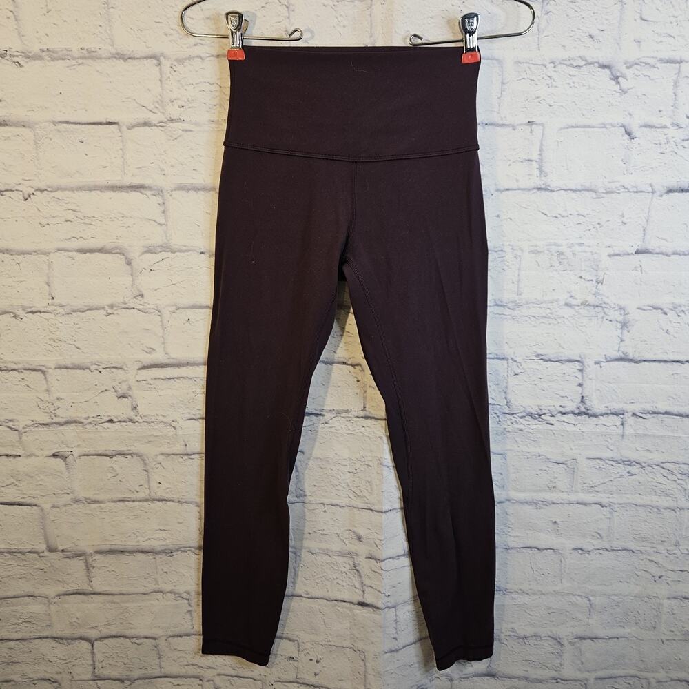 lululemon athletica Align High Rise Ankle Leggings Deep Plum Size 4